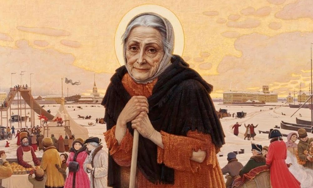Святая Ксения Петербургская. Художник Александр Простев.