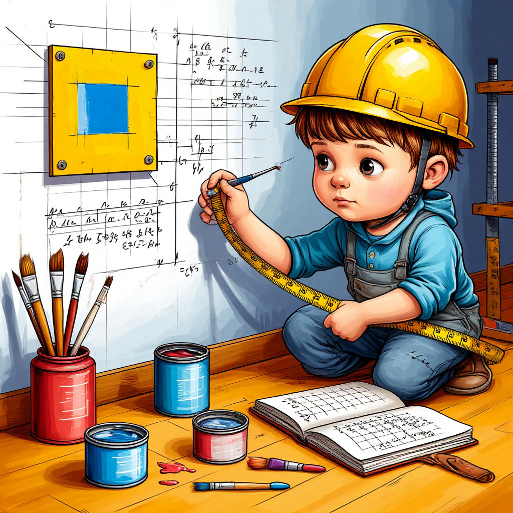 Купили краску «на глазок» и боитесь, что не хватит? Давайте посчитаем точно! Простая математика, которая сэкономит деньги и нервы.