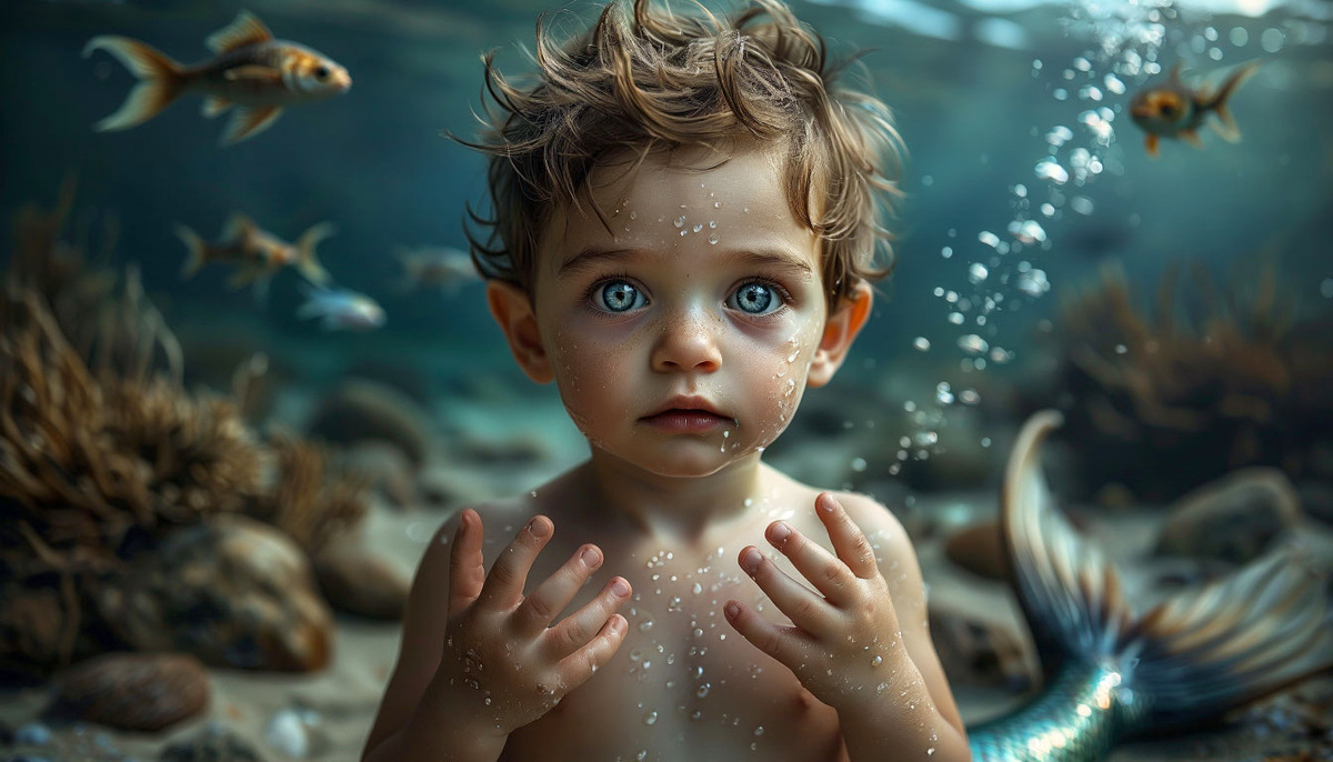 Малыша выпустили обратно на волю. 