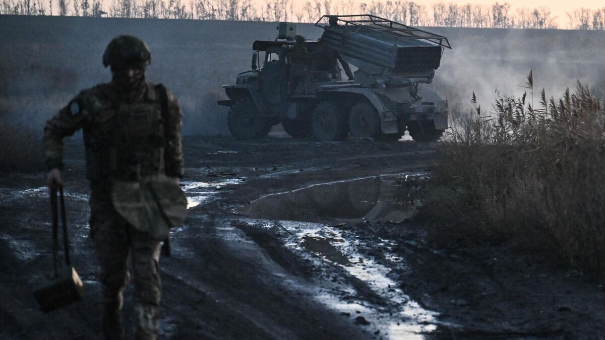 Боевая работа РСЗО "Град" группировки войск "Центр" в зоне СВО © Sputnik / Станислав Красильников