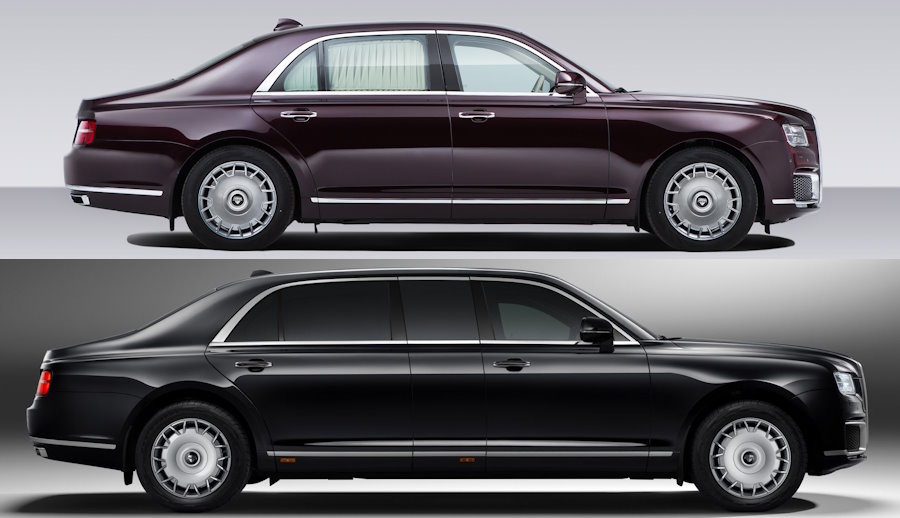 Прежние версии «Сената» — стандартный седан и лимузин со вставкой с середине кузова