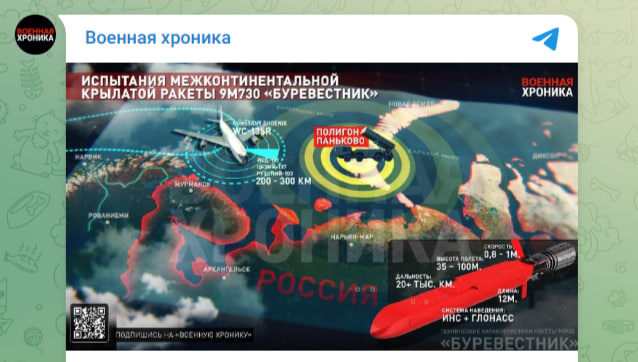    скриншот публикации с телеграм-канала "Военная хроника"