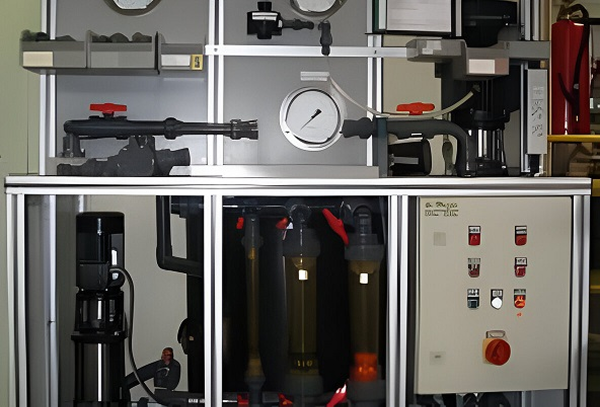 Испытательный стенд дозирующих насосов с системой фильтрации