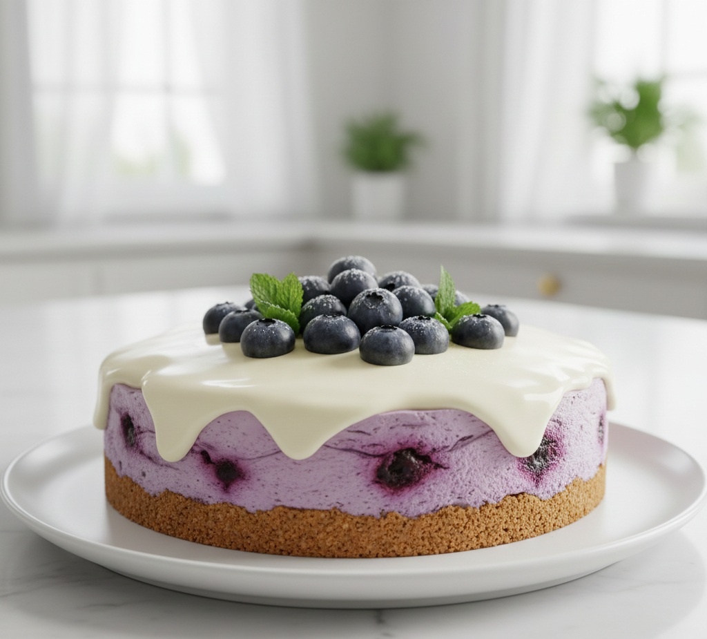 Черничный чизкейк