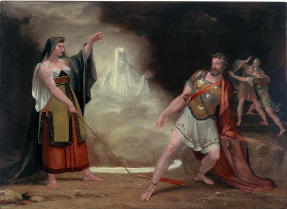 Вашингтон Олстон. Саул и Аэндорская ведьма, 1820. Художественный музей Амхерст-колледжа, Массачусетс, США.