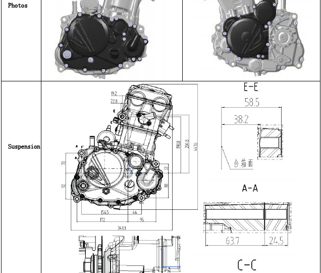 Двигатели LONCIN для мотоциклов. Самые популярные модели.