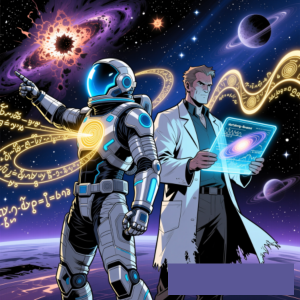 Один управляет кораблем, другой — понимает законы Вселенной. Как математика помогает покорять космос и разгадывать тайны мироздания?