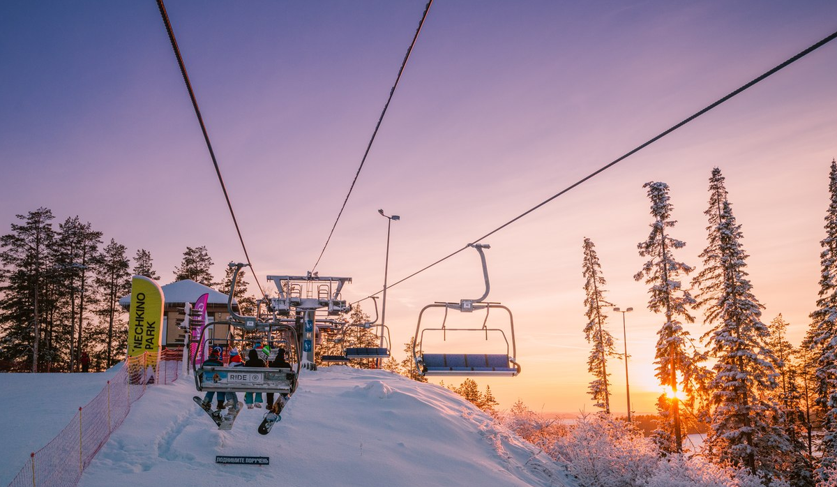 Фото горнолыжного курорта в Удмуртии