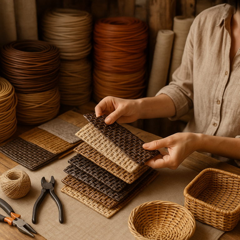    Как выбрать искусственный ротанг для плетения: 5 секретов и советы для начинающих рукодельниц Loza