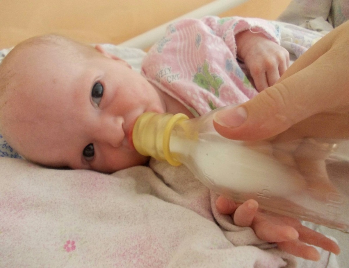 Василиса в первые дни жизни. Изображение из личного архива героев публикации.