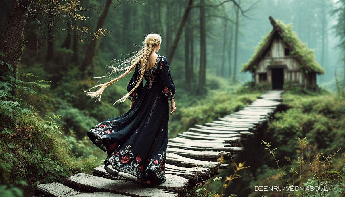 © Авторское изображение @vedmasoul. Cгенерировано ИИ. Порча, чистка, ритуал, крадник