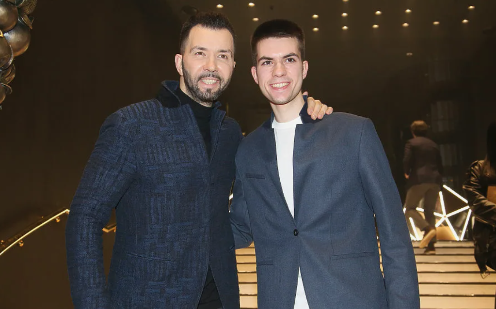 Денис Клявер с сыном Тимофеем