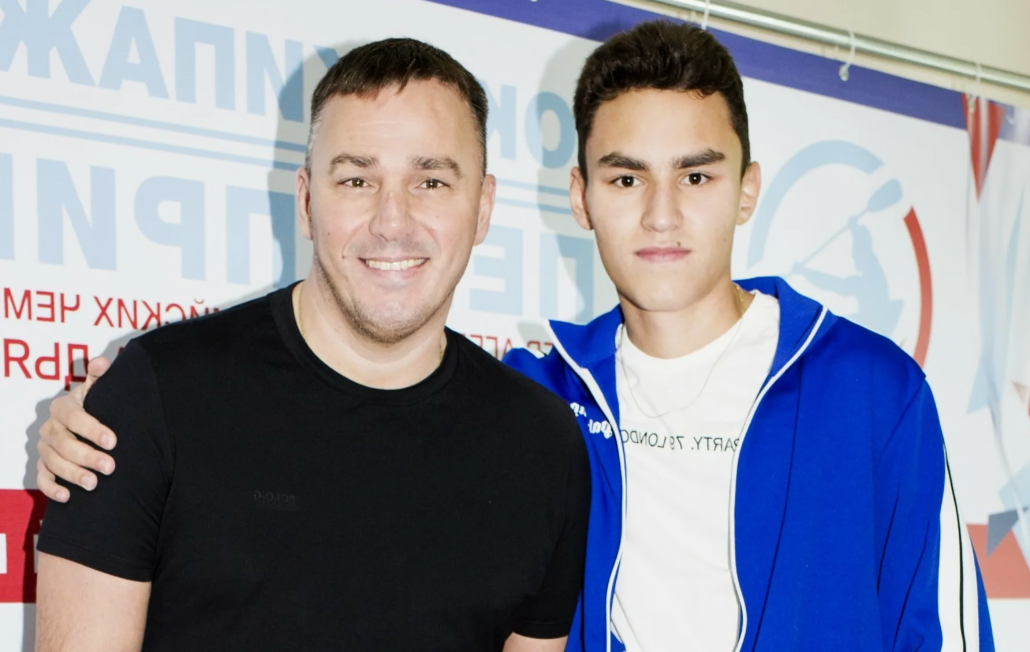 Кирилл Андреев-Аполлонов с сыном Кириллом 