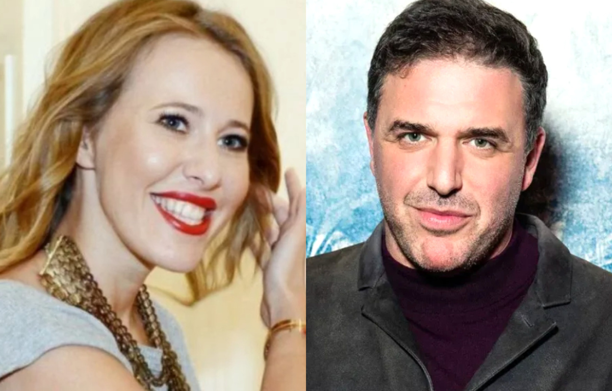 на фото слева Ксения Собчак, справа Максим Виторган