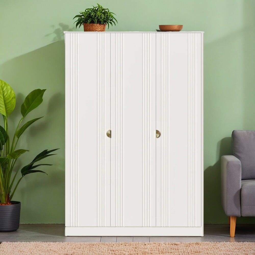 Шкаф 3 двери М803W White