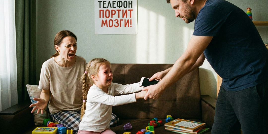 Телефон НЕ разрушает мозг вашего ребёнка!