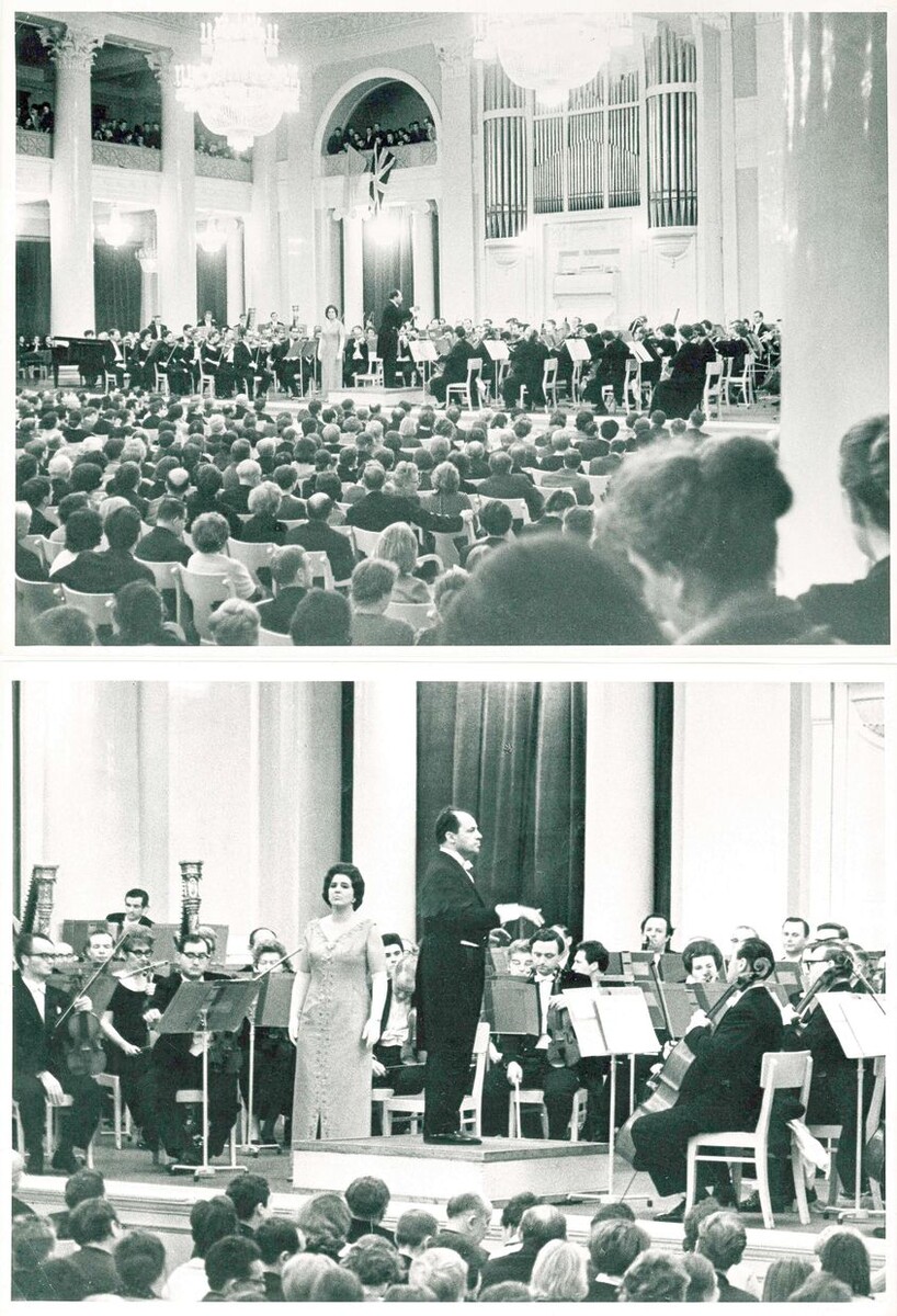 Концерт 13 января 1967 года. Оркестр Би-Би-Си, солистка – Хизер Харпер, сопрано.
© Архив Санкт-Петербургской филармонии им. Д. Д. Шостаковича