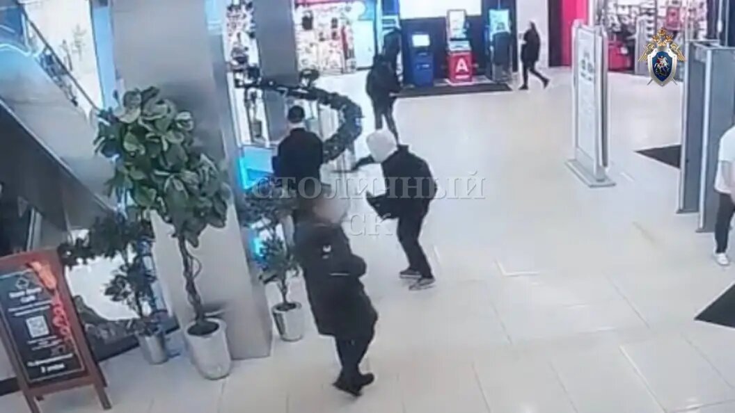    Фото: скрин видео с камеры наблюдения в ТЦ/СУ СК России по Москве.