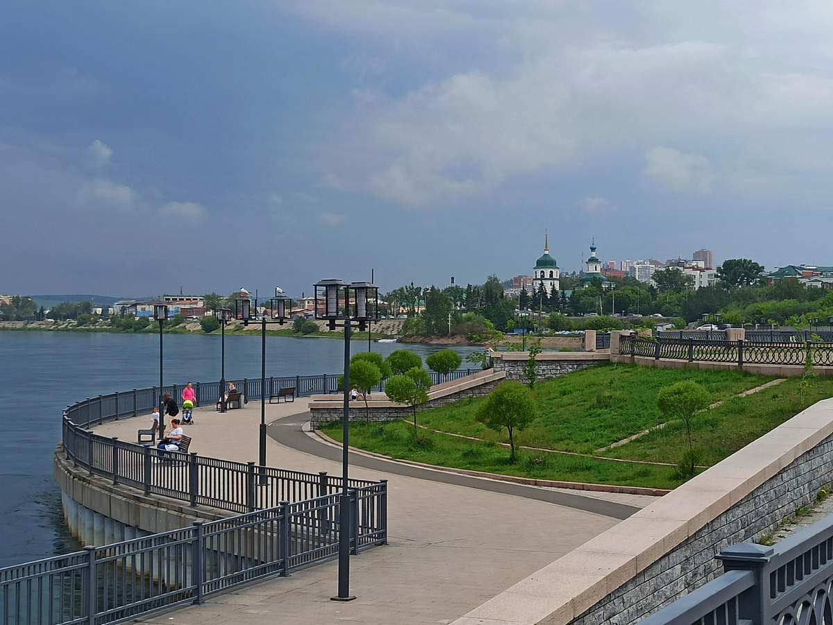 Набережная Ангары