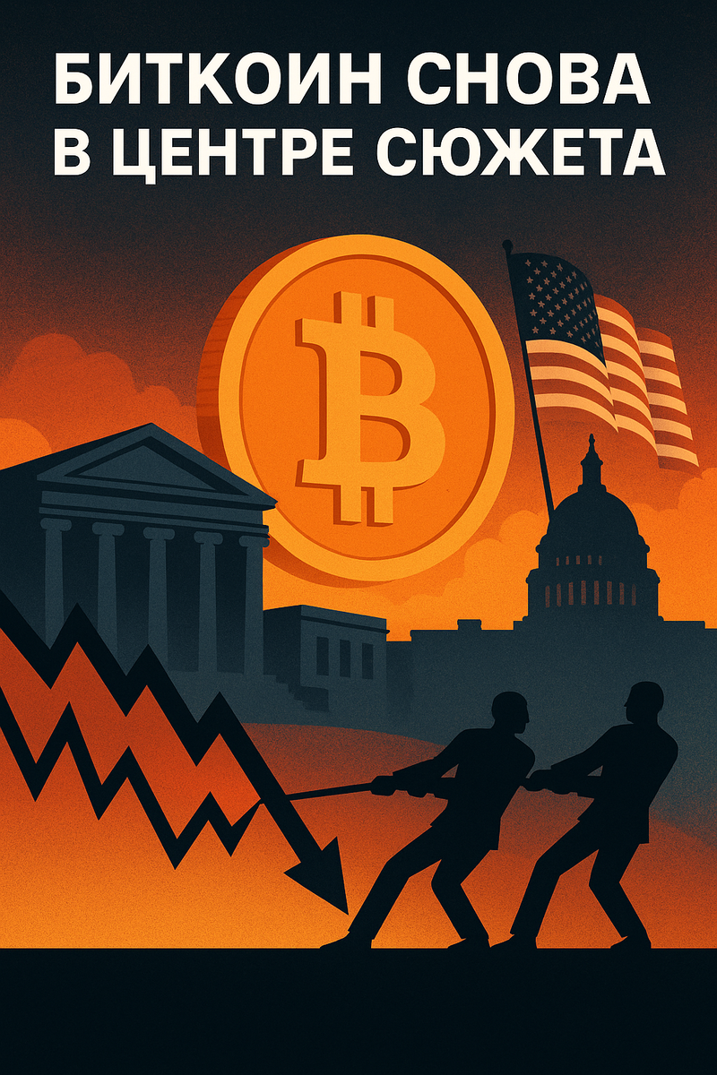 Биткоин снова в центре сюжета. Почему США трясёт — и причём тут Россия