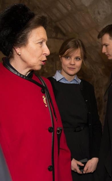 Принцесса Анна и я 11 лет назад. 