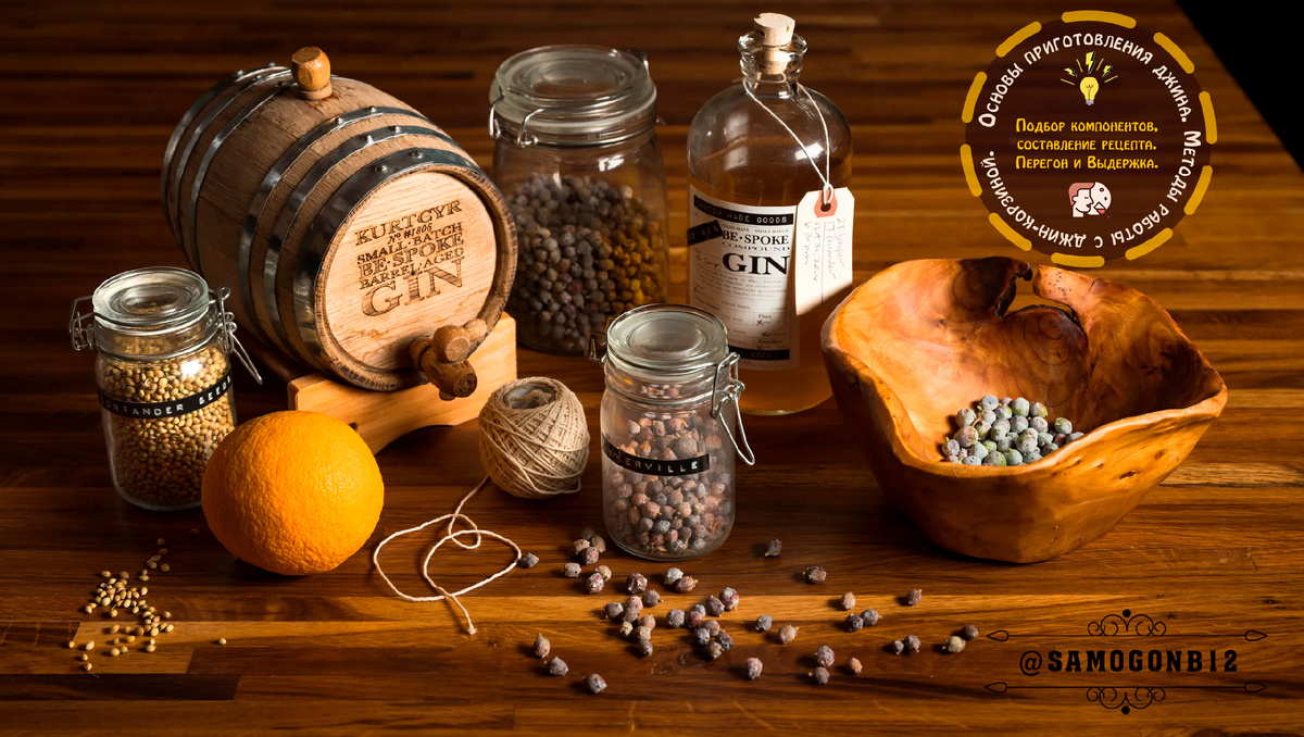 Подбор компонентов для джина и составление рецепта © Коллаж автора.