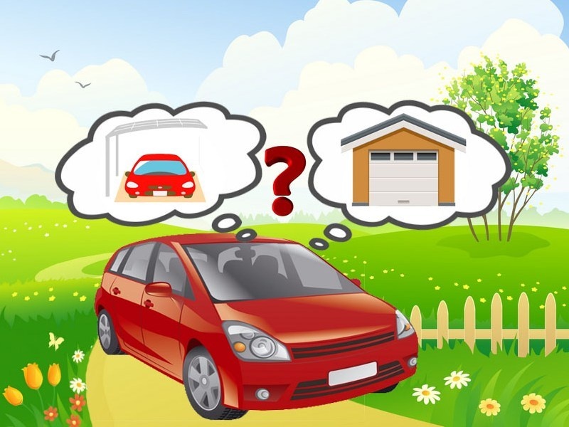    Навес или гараж?