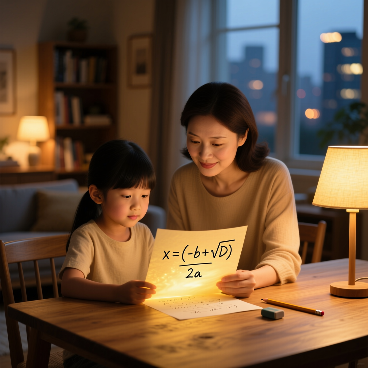 ➗ СЕКРЕТ РАСКРЫТ! Эта светящаяся формула — ключ ко всем квадратным уравнениям. Держите ее в секрете от учителей! 😉
