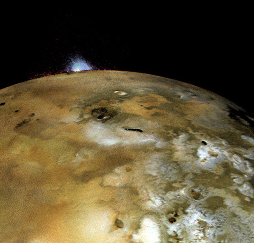 Поверхность Ио: "Вояджер-1" / NASA 