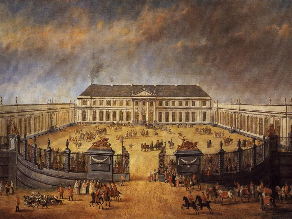 Джон Симмонс. Фасад входа Шато де Марьемон. 1773. Изображение: Wikimedia Commons / Public domain