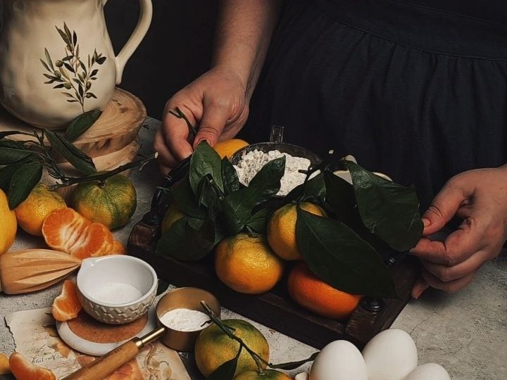 Цитрусовое настроение: Бисквитные полоски с солнечными мандаринами