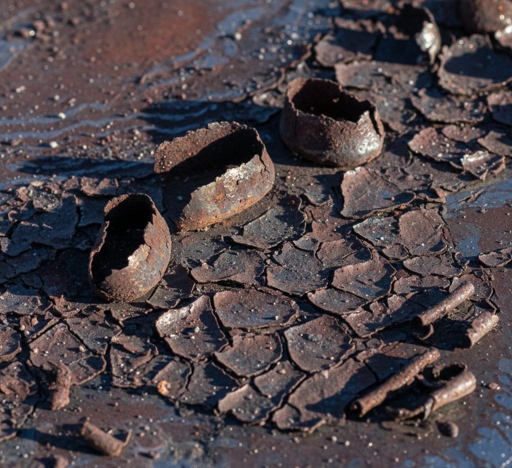 Отслоение окалины с цинковым слоем — распространенное явление при поражении молнией