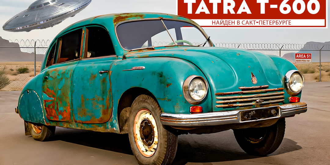 НАСТОЯЩЕЕ НЛО. Tatra T-600. Tatraplan.