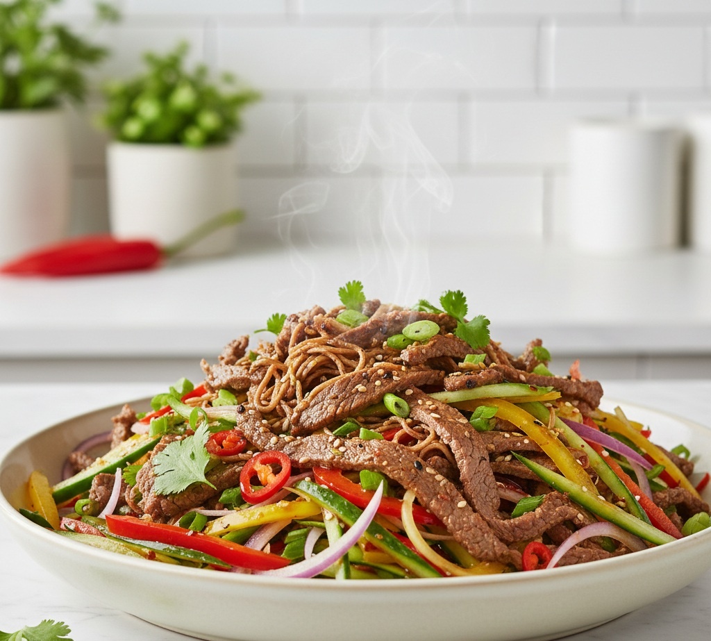 Теплый салат