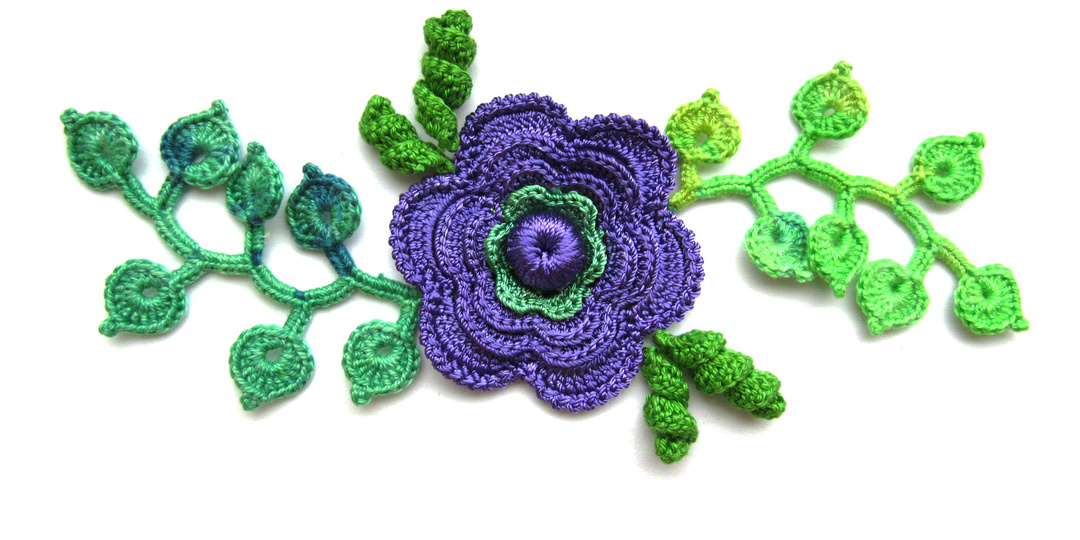 Цветок крючком. Мастер - Класс для начинающих