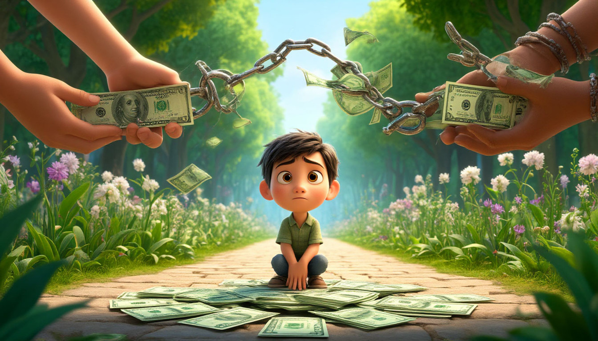 Книга "Сто вечеров с папой". «Вечер пятьдесят первый. Деньги — это ключи, которые открывают многие двери в мире вещей. Но самые важные двери — к любви, дружбе и счастью — не имеют замков. Их открывают другие ключи».