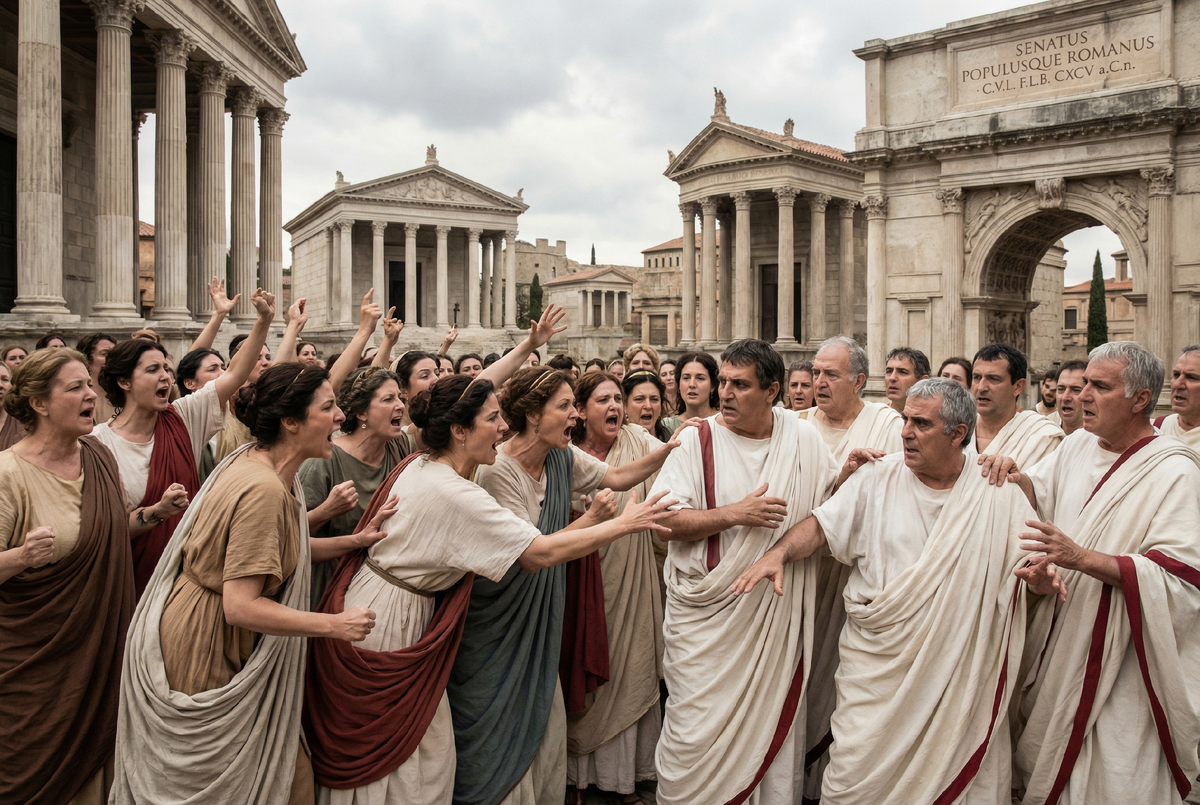 «Ни стыд, ни запреты мужей не удержали их дома». Тит Ливий о событиях 195 г. до н.э.