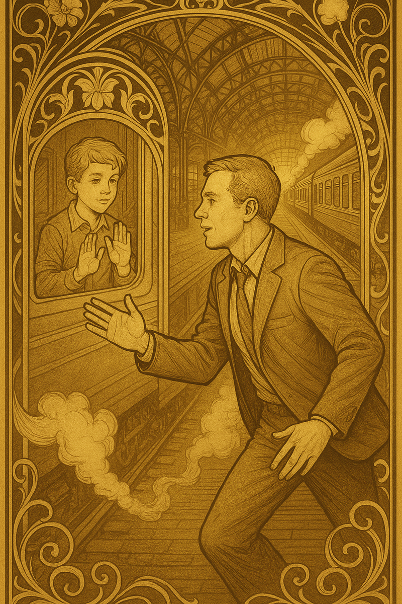 Папа бежит за поездом…