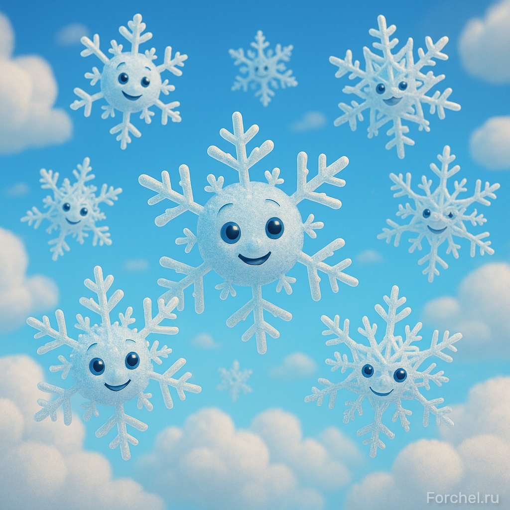 Снежинки