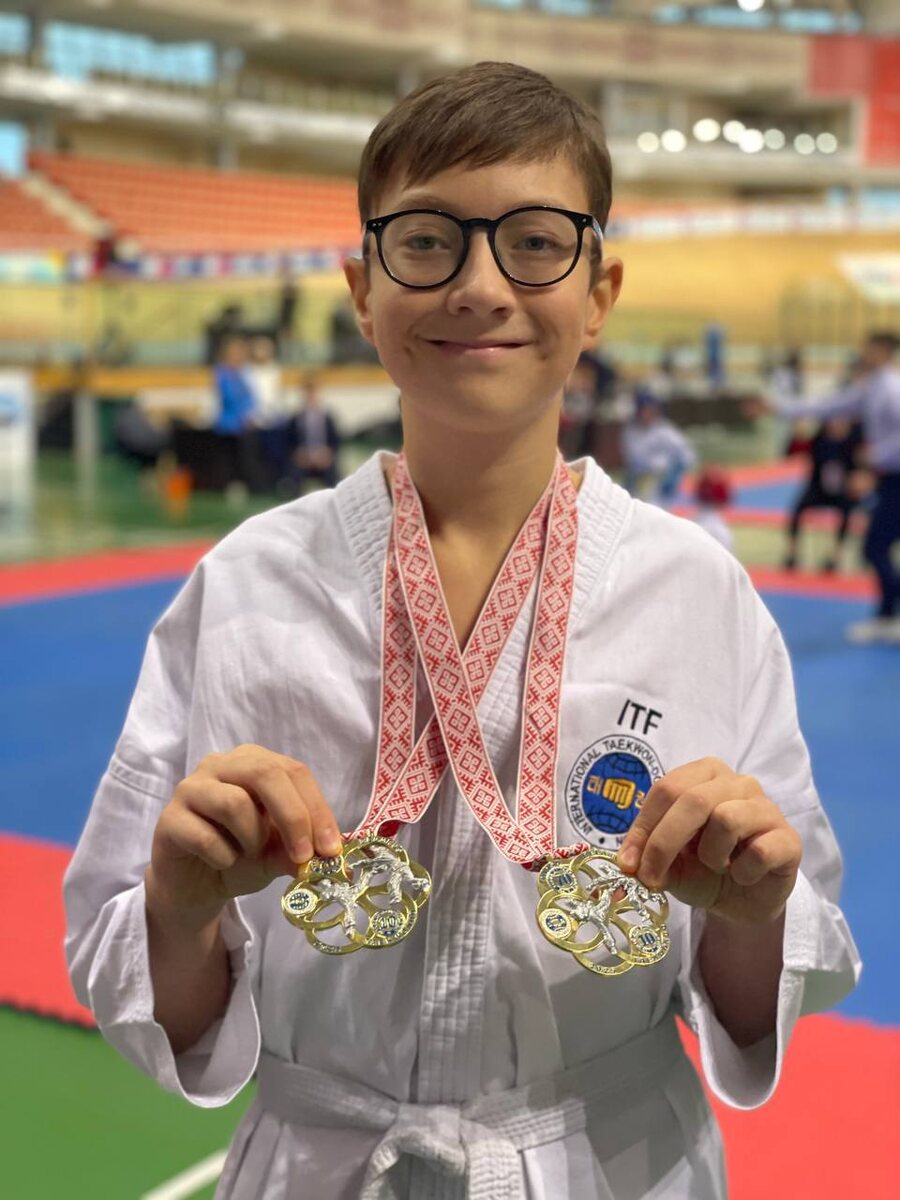 Победитель соревнований по адаптивному тхэквондо в рамках Х Кубка СНГ по тхэквондо ИТФ