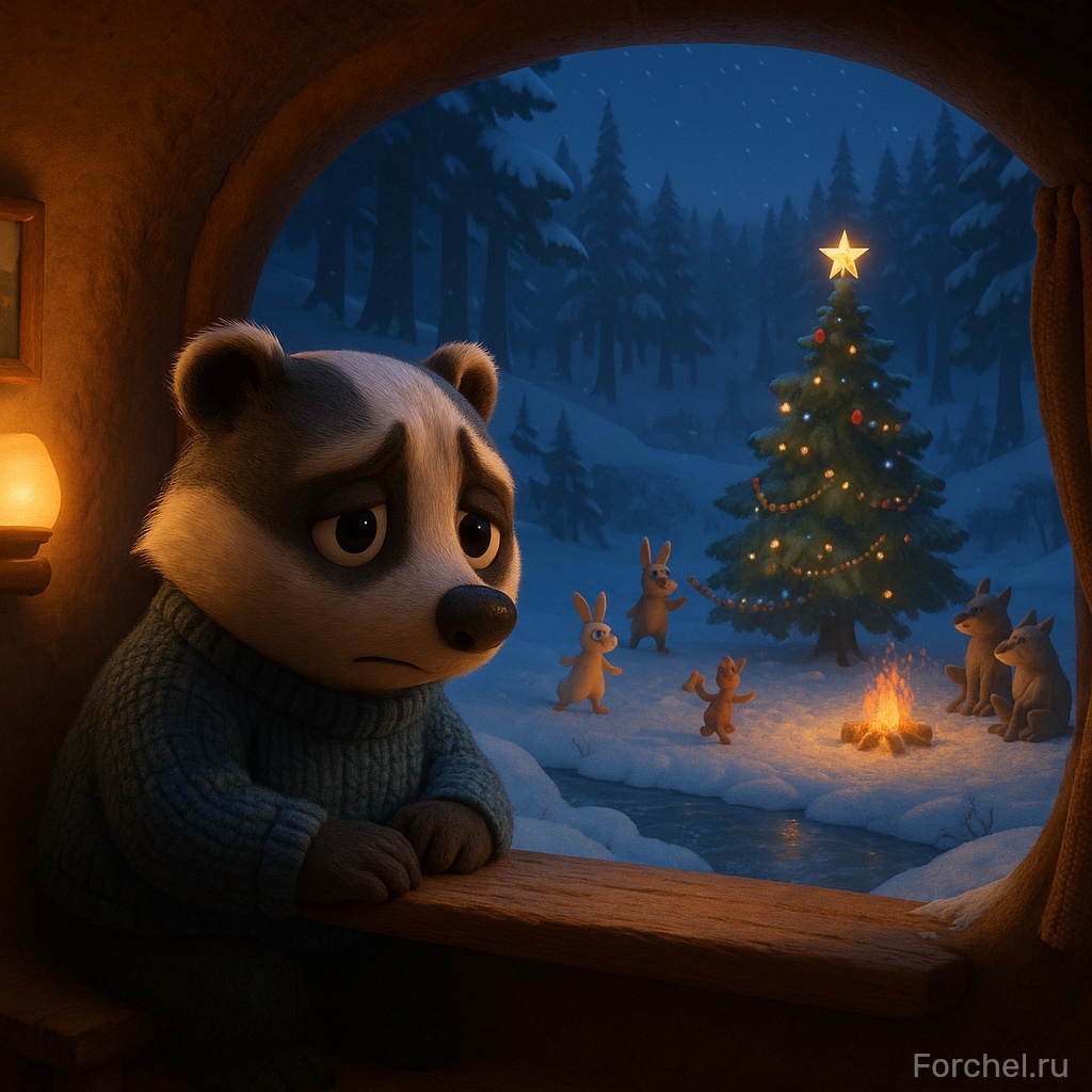 Одинокий барсучок