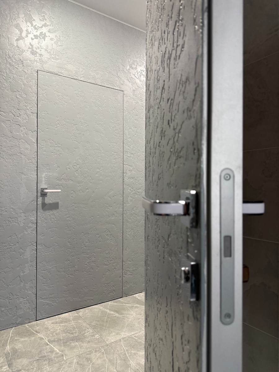 Готовый проект по установке скрытых дверей от компании Акцент