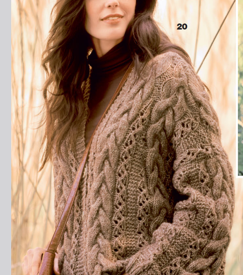 КАРДИГАНЫ СПИЦАМИ, ОПИСАНИЕ И СХЕМЫ