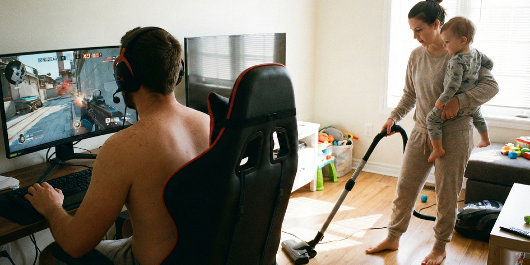 Женщина должна всем. Мужчина тарелку в раковину положил - уже герой!