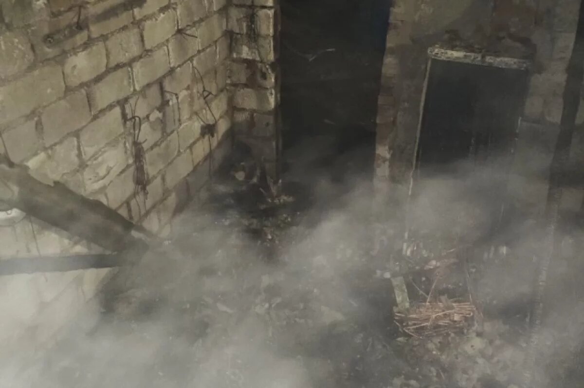    В Бахчисарайском районе Крыма сгорела хозяйственная постройка