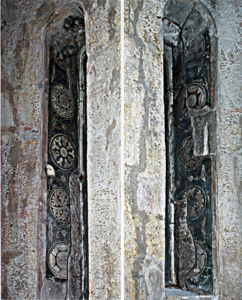 Фрески Андрея Рублёва на откосах алтарных окон в Спасском храме Спасо- Андроникова монастыря