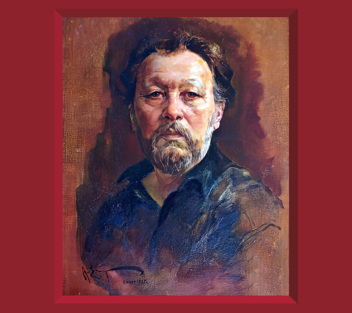 А.М. Егидис, «Автопортрет», 1995 г. Источник: https://vk.com/wall-106006021_17136?z=album-106006021_241591321