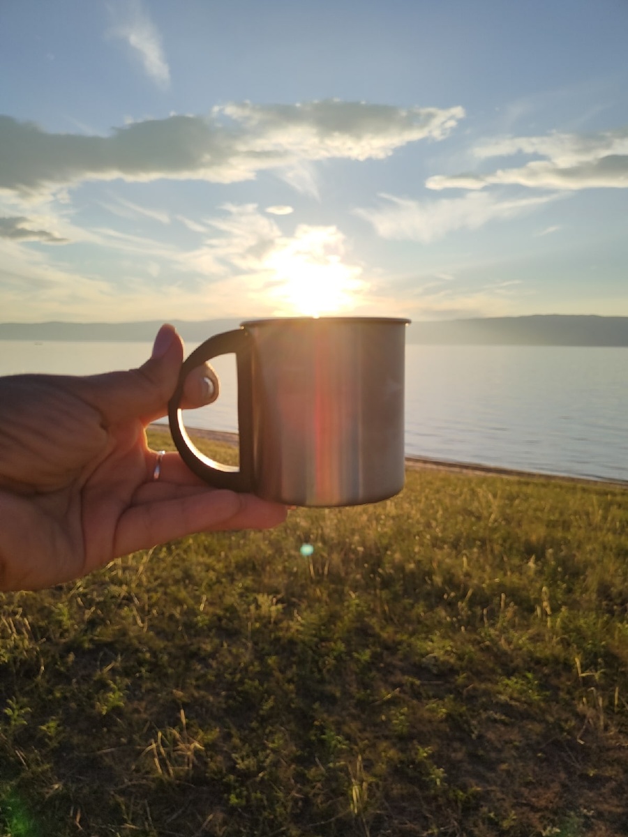 Кофе на берегу Байкала. 2022 год.