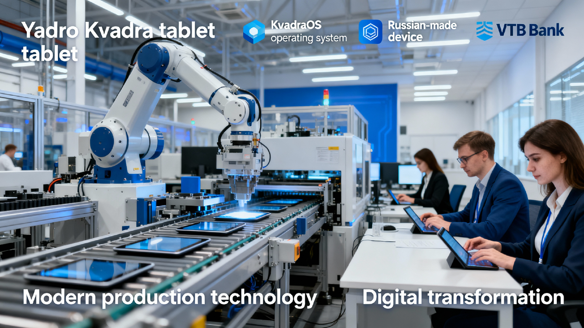 Yadro Kvadra: российские планшеты для бизнеса