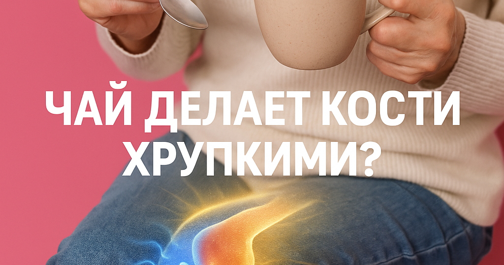 Почему нельзя запивать еду чаем — суставы и кости становятся хрупкими